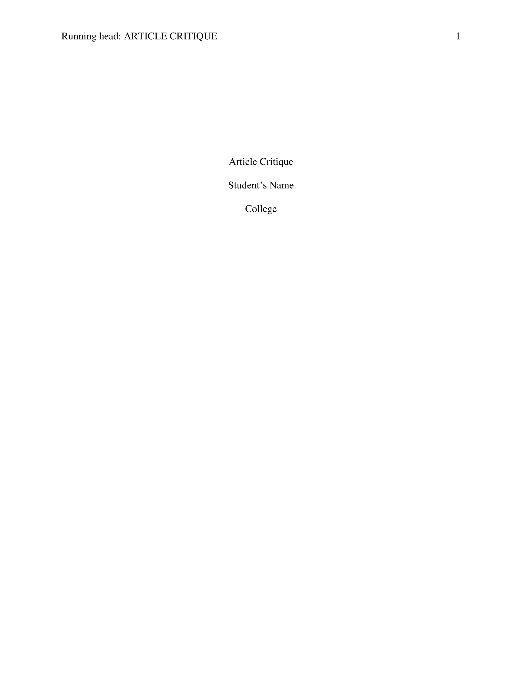 article-critique-sample-1